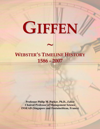 Giffen: Webster's Timeline History, 1586 - 2007