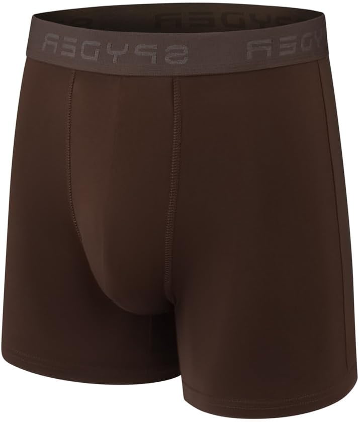 Spyder Mens Boxer Briefs 5 Pack Poly Spandex Performance Boxer Briefs Underwear - Image 2