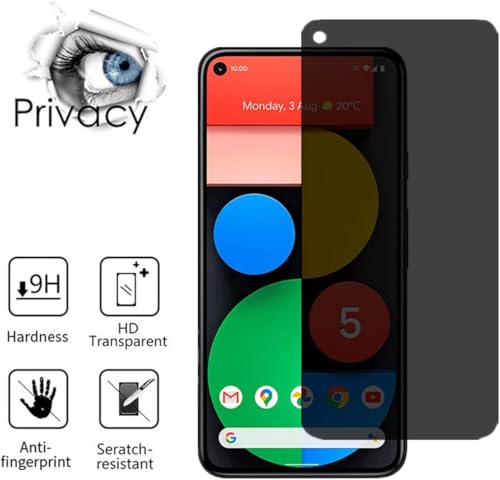 Image of ArmorSuit 2 Pack Anti-Spy Privacy Tempered Glass Screen Protector for Google Pixel 5 (6 Inch)