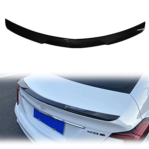 Aileron de coffre Cadillac CT5 noir brillant, lèvre de hayon effet carbone look sport agressif