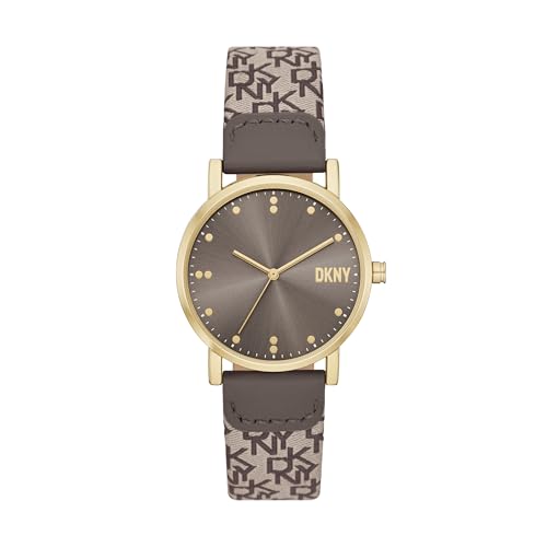 Recopilación de Dkny Reloj para comprar online. 45 Reloj DKNY NY6691 Soho de tela en color café para mujer