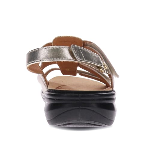 Image of Revere Toledo Women's Sandals - Gladiator Inspired Premium Leather Walking Sandals - Stylish and Trendy - Orthotic-Friendly with Arch Support and Adjustable Fit