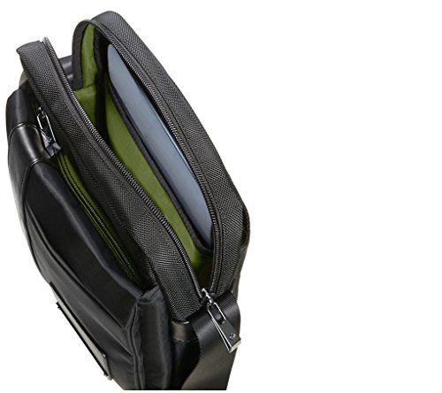 Image of SAMSONITE Openroad Nylon 21 cms Jet Black Messenger Bag (SAM OPENROAD TAB CRS 9.7 Jet BLK)