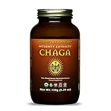 HealthForce SuperFoods Integrity Extracts Chaga - 150 Grams - Organic Mushroom Powder - Antioxidant...