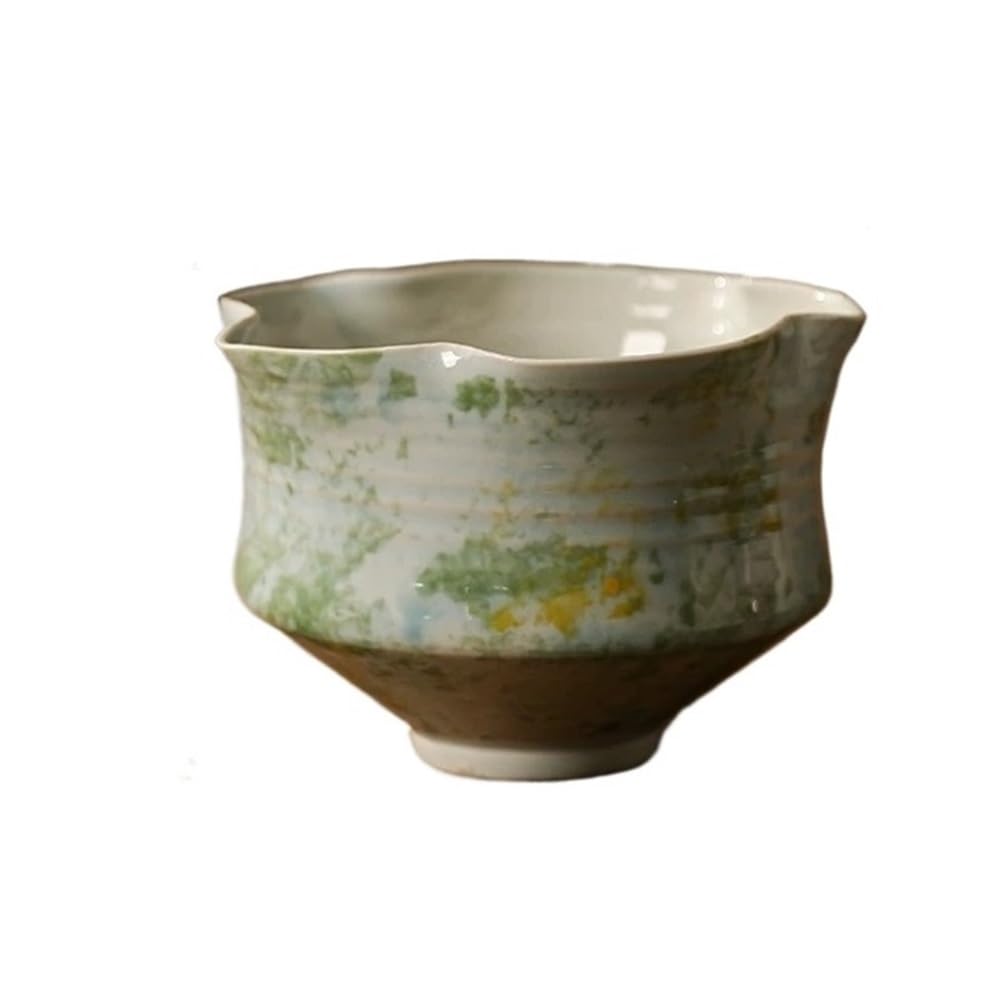 XBGfdySD Dia16.5 cm Ceramic Plant Pot ，Planter with Drainage Holes，Indoor and Outdoor Plants Containers Flowerpot(Green)