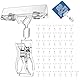 50 Stück Kunststoff Drehbare Schilderhalter, Preisschild Klammer, Halterung für Preisschilder, Display Clip Halter, Preisschild Clip, Merchandise Schild Clip, Kunststoff Preisschilder Obst Drehbar