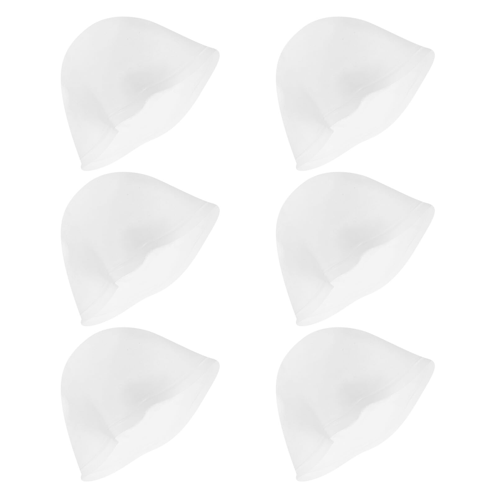 Cuffia per Mèches in Silicone Riutilizzabile con Fori per Evidenziazioni, Cappello da Parrucchiere Delicato per Colorazione Chioma, Kit 6 Pezzi per Uso Professionale e Domestico