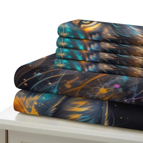 Housse de couette cycliste cosmique super king en microfibre de qualité supérieure - 7