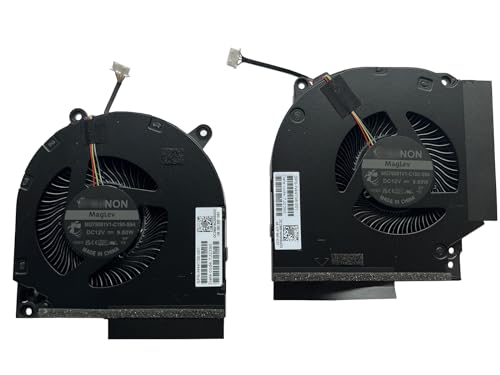 SYW·pcparts Replacement Cooling Fan Set for HP Victus 16 Laptop - Compatible with 16-R0073CL 16-R0082TX 16-R1005TX Models - CPU & GPU Cooling System DC12V - Dual Fan Replacement Kit - Thumbnail 2