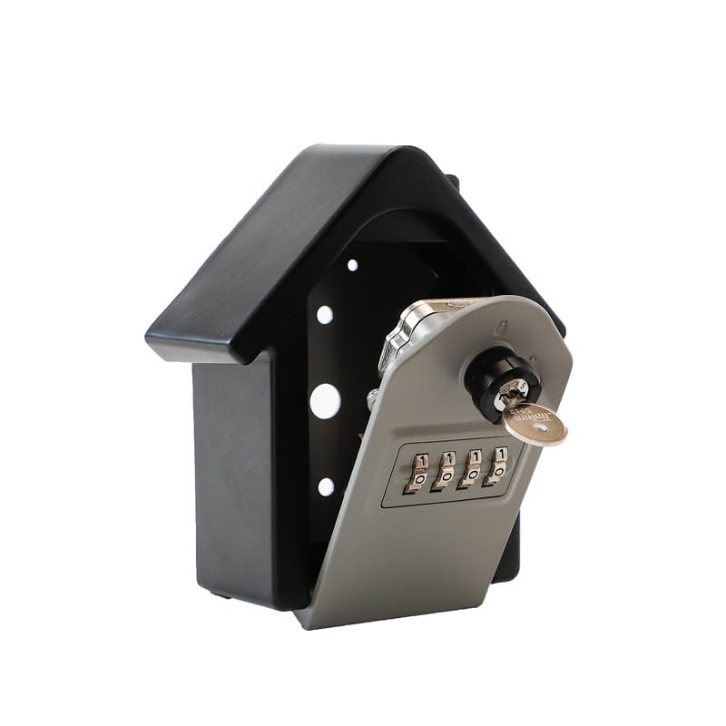 Cassaforte Chiavi Esterna 4 Cifre - Anti Ruggine Per Casa, Ufficio E Viaggi Con Combinazione Numerica - Foto 2