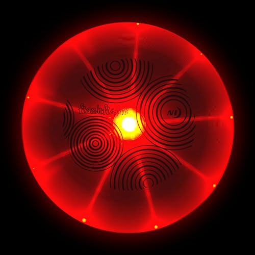 Frisbee Nite Ize Profi LED Wurfscheibe in Rot, Modell NI-FFD-08-10