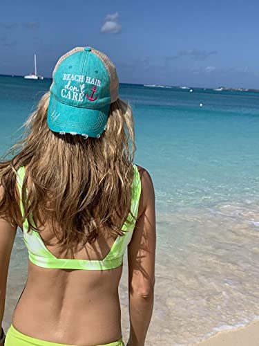 Katydid Cruise Hair Don’t Care Baseball Cap - Trucker Hat For Women- Stylish Cute Cruise Essential Mint #TOP3