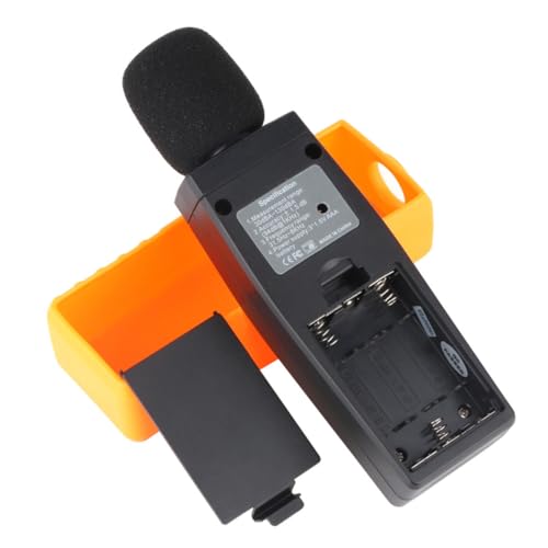 Alipis Medidor de Ruido Digital Compacto con Pantalla Retroiluminada Sonómetro de Alta Precisión para Medición de Entornos de Grabación Casa y de