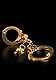 Pipedream Fetish Fantasy Gold Metal Cuffs, Gold, One Size