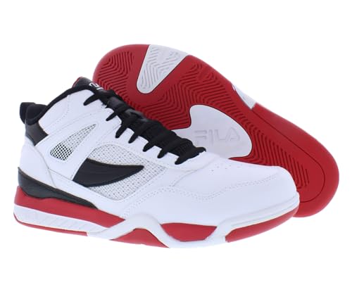 Fila Tênis feminino Axilus 2 Energized, Branco/preto/vermelho-branco, 45
