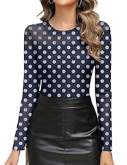 Navy Blue Polka Dots