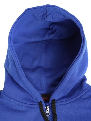 Image of Alano Unisex-Child Wool Blend Comfortable and Stylish Hooded Full Sleeve Lightweight Sweatshirt