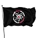 Produktbild FTflag Outdoorflagge 3 x 1,5 m, Motiv: Never Trust An Atom Dekorative Flagge für Hinterhof, Zuhause, Party, Polyester, Schwarz, Einheitsgröße