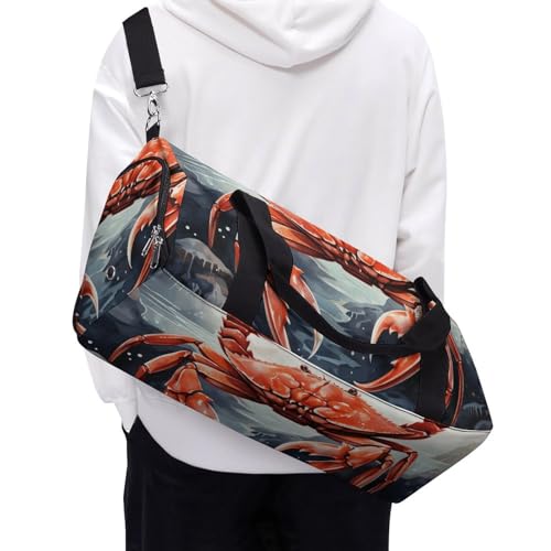 Sac de gym avec compartiments au design élégant mer de crabe - 5