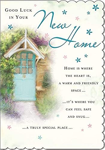 Traditional Occasion Card New Home - 7 x 5 inches - Piccadilly Greetings