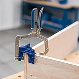 ★ Aluminiumguss und Keil-Klemmpads Wipp-Klemmschablone 90 Grad Eckklemmen Set 90 Grad Eckklemme zum Schweißen von Holz Eckklemmen Holzbearbeitung Holz Eckklemmen Set