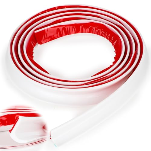 Peelanmall J Shape RV-Regenrinne, Flexible Zierleisten Selbstklebend Deckenleisten,TPE Dreieck Zierleiste, Gummi-Tropfschiene, Dach - Regenumleitungsstreifen für LKW, Wohnmobil, Boot, Van, Tür