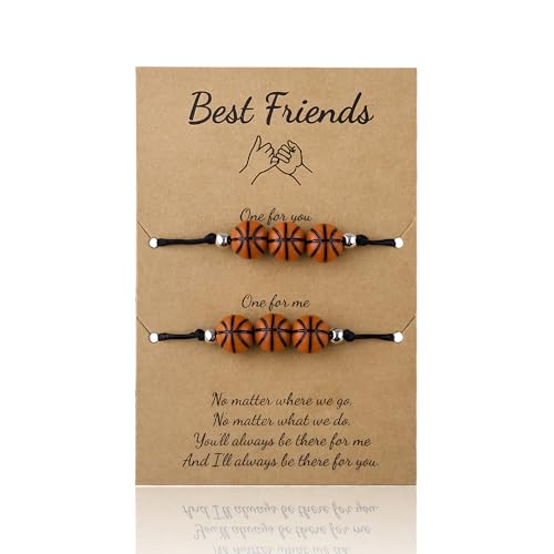 Best Friends Basketball Bracelets for Women and Men