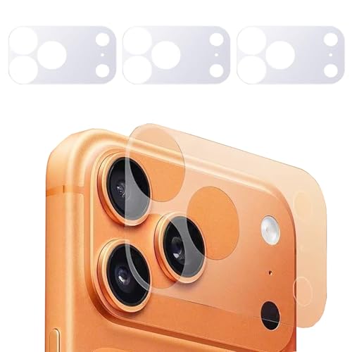 Selfdefine 3 Pack Camera Protector Hollow Lens Film Matte Scratch Resistance Guard Protectors For iPhone 17 Pro Max Only