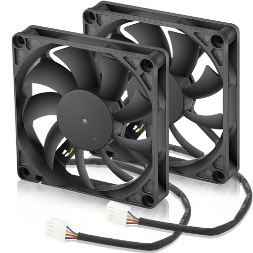 Ventilateur PWM 80mm pour boîtier d'ordinateur de salon HTPC discret