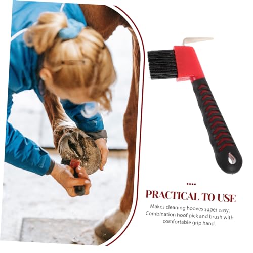 SUPVOX Materiais de limpeza de enfermagem suprimentos para esteticistas escova de borracha com cabo