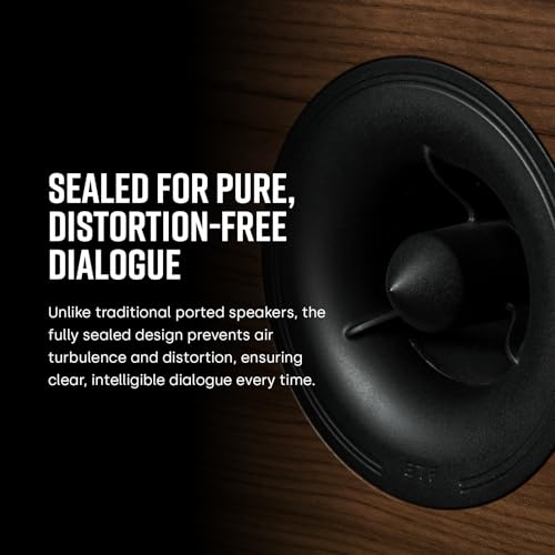 Image of Polk Audio Reserve Series R300 Compact Center Channel Speakers for Home Theater, Dynamic Audio, 1 inch Pinnacle Ring Tweeter & Dual 5.25 inch Turbine Cone Woofers, Hi-Res Certified, Wall Mountable, Black