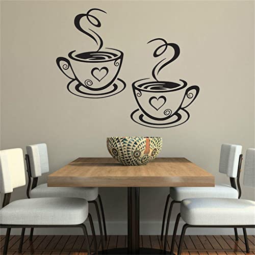 Decalque de arte de xícara de café - Removível Diy Mug Decal Papéis de Parede,Decoração de parede de