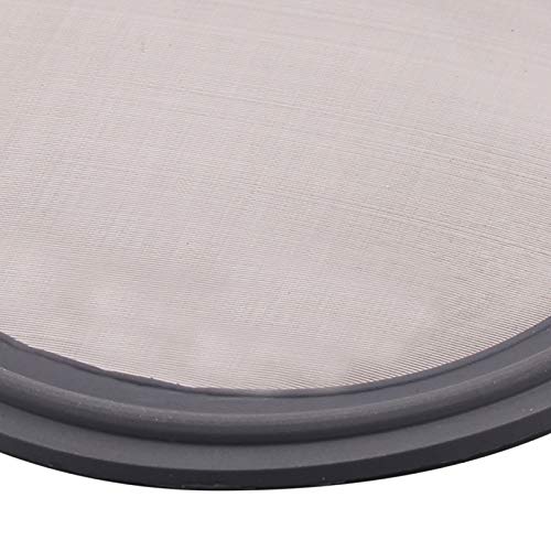 Image of DERNORD 2.5 inch FKM Sanitary Gasket w /Stainless Screen - Tri Clamp Clover (625 Mesh)