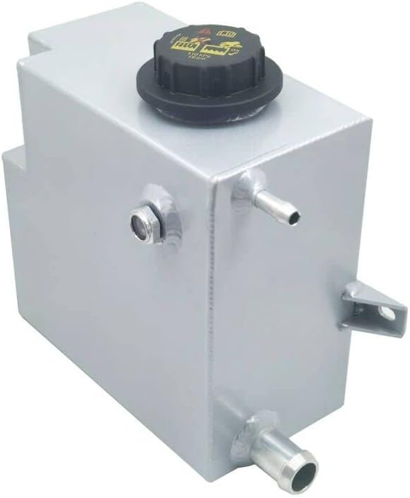 Miniatura 4 de Tanque de expansión de depósito de refrigerante de aluminio con tapa compatible con F-350 F-Super Duty 1995-1997 F-250 HD 1997 F-250 1995 1996