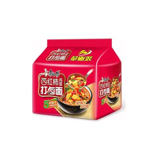 康師傅 西紅柿打鹵麺 5食入り×1個 即席めん 速食泡麺 方便麺 定番 人気 インスタント麺 中国 ご当地