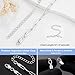 Jewlpire 925 Sterling Silver Paperclip Necklace for Women, 3mm Silver Chain for Women, Dainty Women's Paperclip Chains Necklaces 16+3 Inch