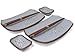 Happy Sales Happy Sales 6 pc Japanese Sushi Plate Dinnerware set Cherry Blossom Blue,, Light Blue