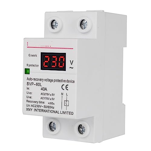 Dispositif de protection sur et sous tension Din Rail 40A pour tableau 230Vac