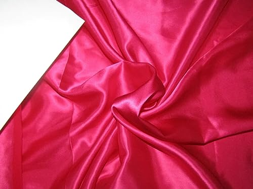Tissu soie satin rose 16 momme anti irritation pour vêtements fluides