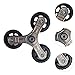 Etyldya 2Pcs Stair Climbing Wheels Replacement Portable Triangle Trolley Wheels