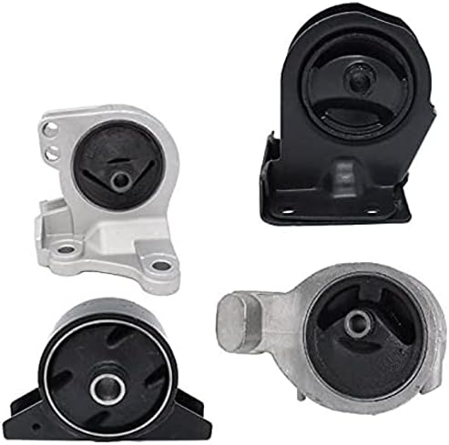 ENA Engine Motor and Trans Mount Set of 4 Compatible with Mitsubishi Dodge 1999 2000 2001 2002 2003 2004 2005 Stratus Coupe 2.4L Automatic Trans Replacement for A6699 A4621 A4612 A4602