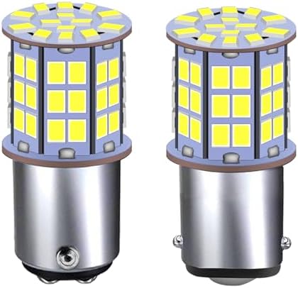 GRV Ba15d 1142 1076 LED Bulb 4W 56-2835SMD Super Bright AC/DC 12V-24V 40W Halogen Replacement for RV Trailer Camper Motorhome Interior Lights Cool White Pack of 2