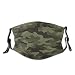 Produktbild Gesicht Mas-Ke Volle Nahtlose abstrakte militärische Tarnung Haut Muster Vektor für Dekor und Textil Sturmhaube Mund Bandanas mit 2 Filtern