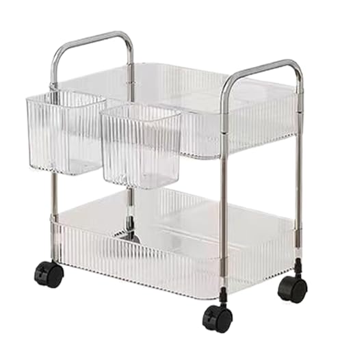 Chariot multifonction avec roulettes meuble rangement maison