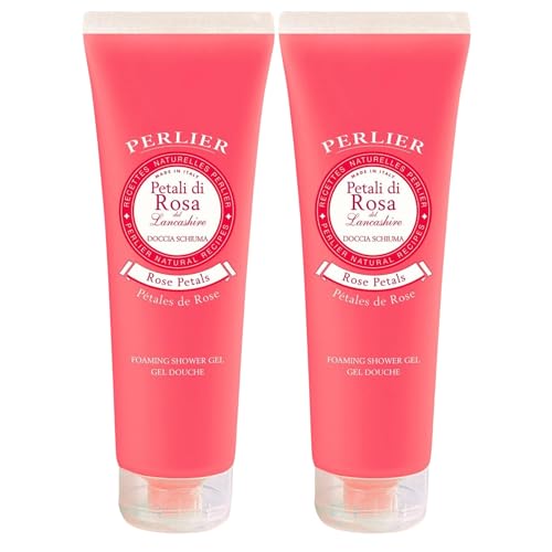 Perlier Gel Doccia Schiuma Petali di Rosa del Lancashire 250ml