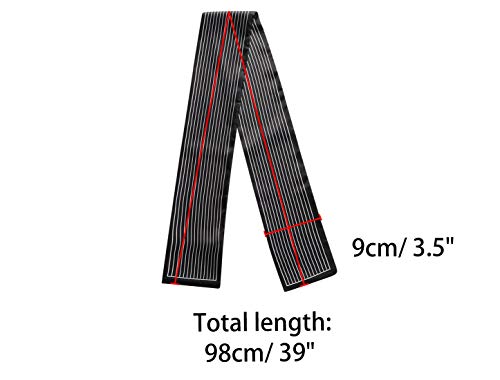 Allegra K Skinny Scarves Stripe Neck Wraps for Women Fasion Neckerchief Ribbon Hairband3