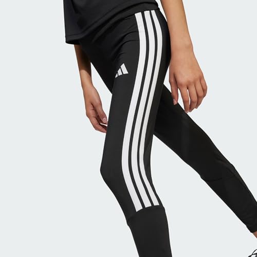 adidas Mädchen Train Essentials 3-Stripes Leggings, Black/White, 14-15 Years