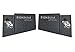 FISHBONE FB25100 JL Wheel Well Storage Bins, 4 Door,Black Powder Coat