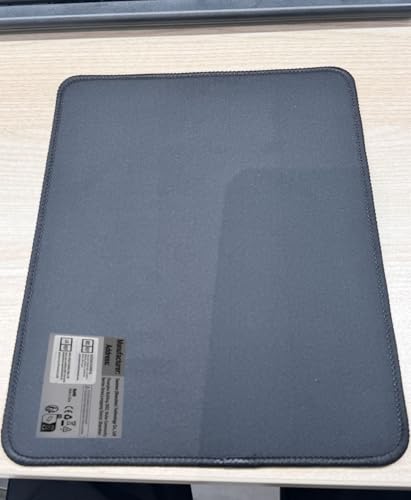 Mouse Pad, Mouse Mat with Non-Slip Rubber Base, stain-resistant Mouse Pad, Black - Image 3