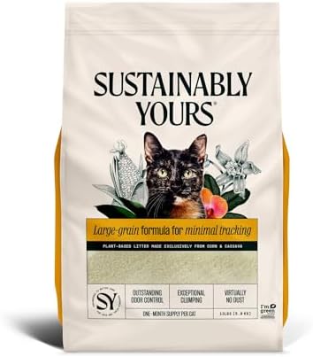 Sustainably Yours Cat Litter, Large-Grain Formula 10 lbs